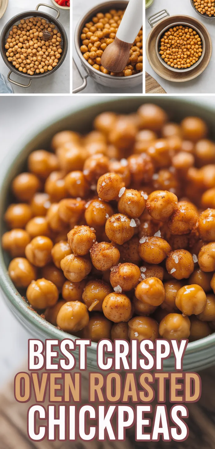 Best Crispy Oven Roasted Chickpeas Recipe - comforteatshub.com