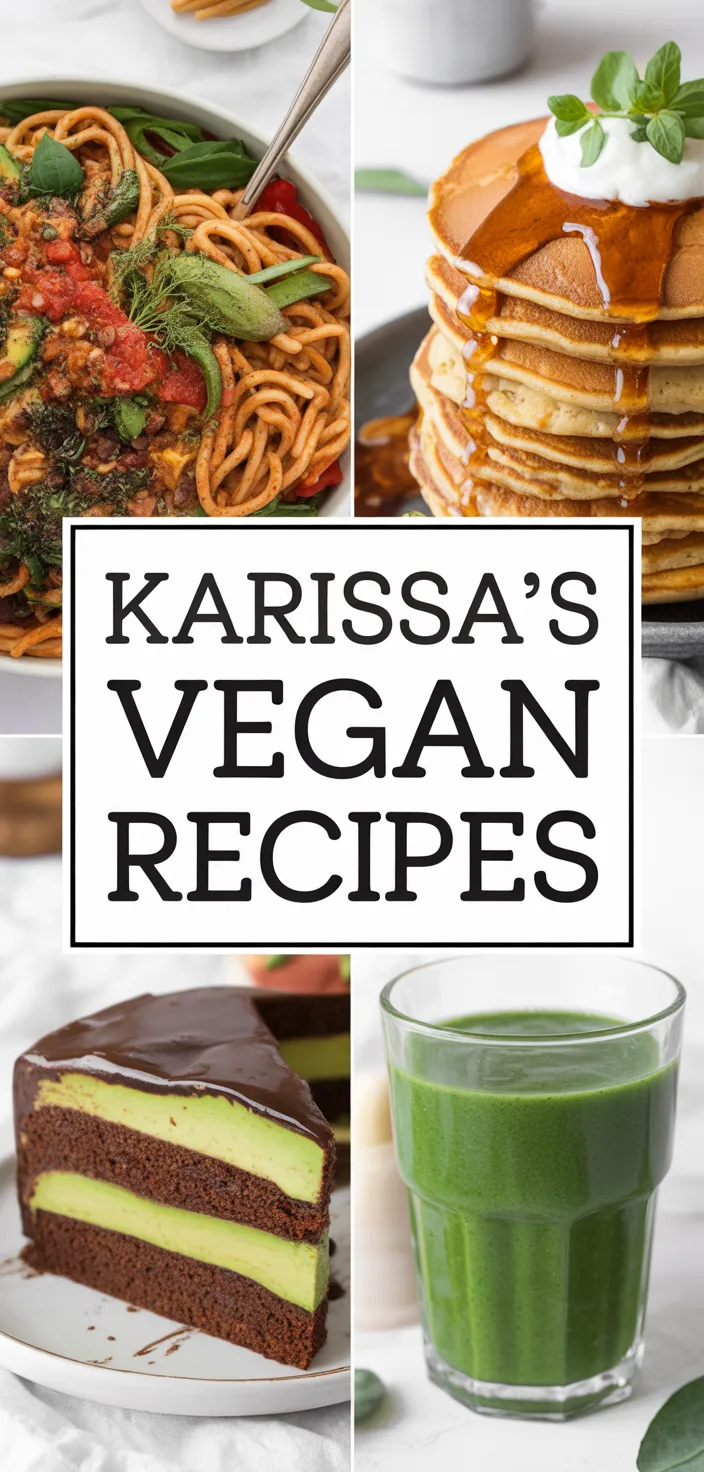 Easy Vegan Recipes For Beginners I Karissa's Vegan Kitchen ...