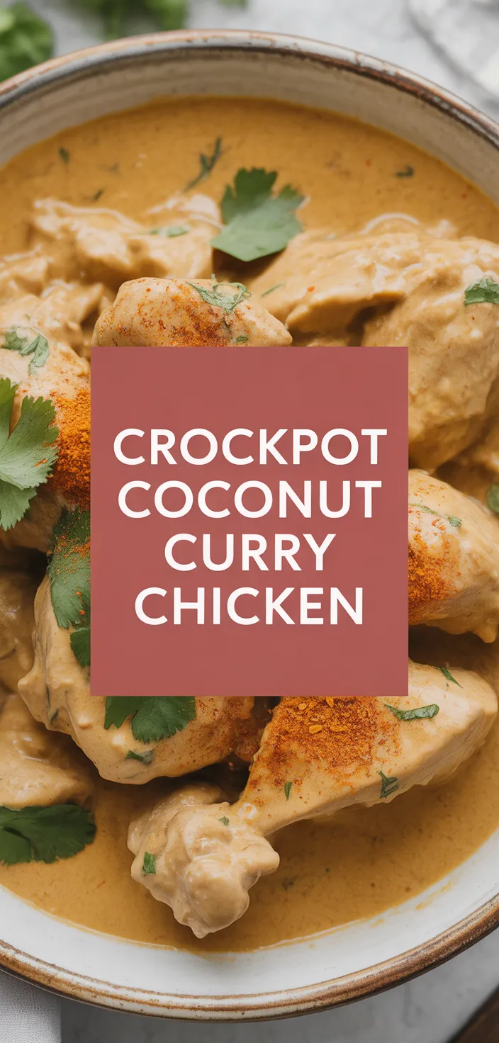 The ONLY Crockpot Coconut Curry Chicken YOU NEED Recipe ...