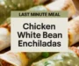 Chicken And White Bean Enchiladas With Creamy Salsa Verde Recipe