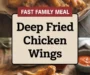 Deep Fried Chicken Wings Recipe