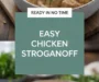 Easy Chicken Stroganoff Recipe