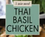 Thai Basil Chicken Recipe