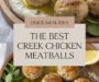 The BEST Greek Chicken Meatballs Recipe